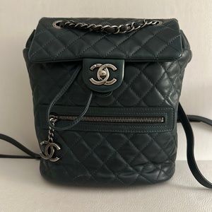 Chanel Green Paris-Salzburg Backpack
